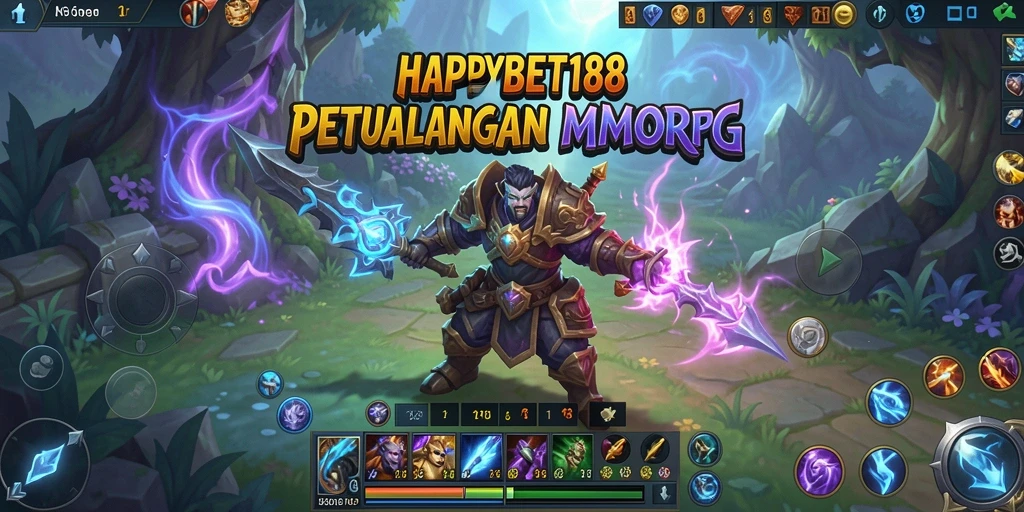 Screenshot gameplay <strong>HAPPYBET188</strong> menampilkan aksi seru dalam dunia MMORPG.