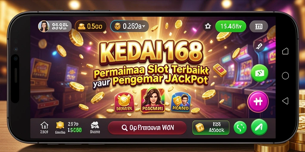 Screenshot KEDAI168 menampilkan gameplay seru dengan jackpot menunggu untuk dimenangkan.