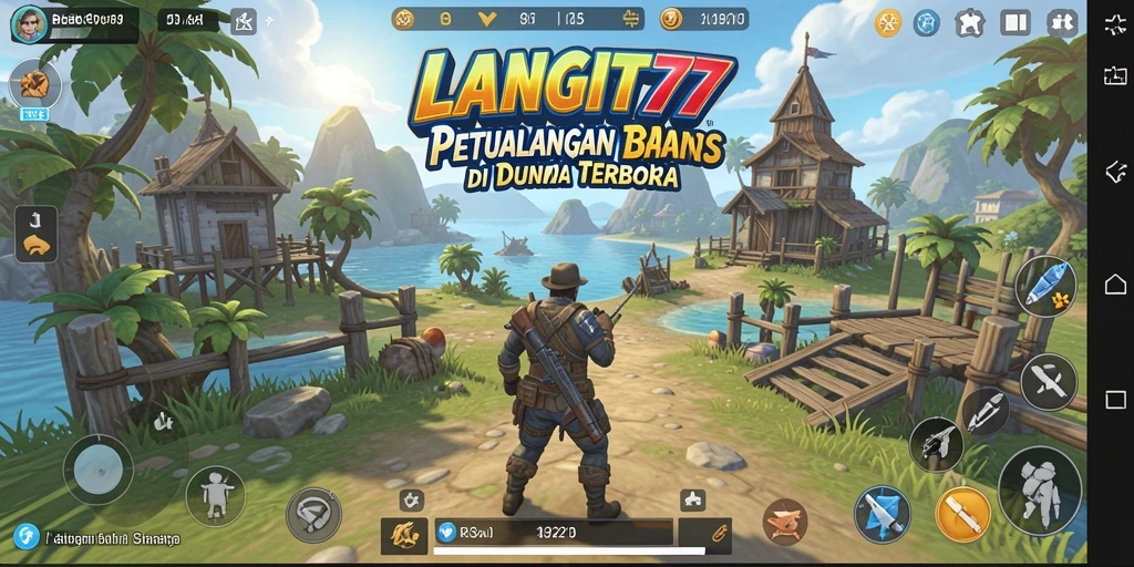 Tampilan gameplay seru dan eksplorasi dunia terbuka LANGIT77.