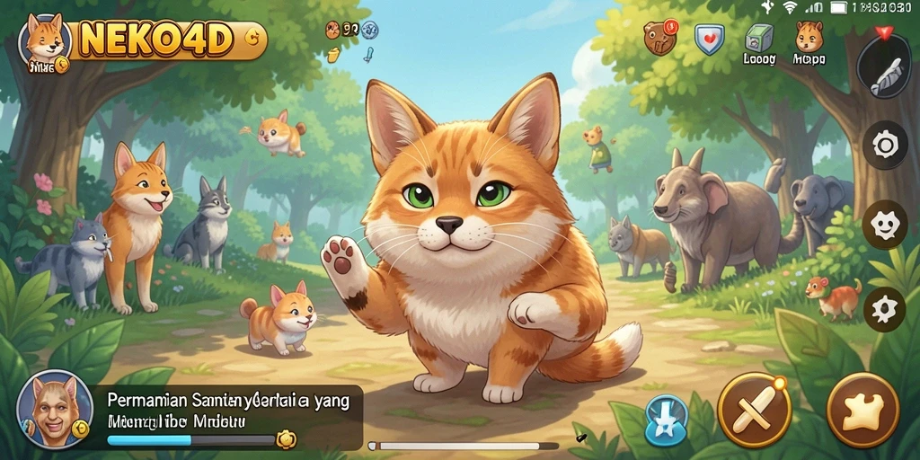Tampilan permainan NEKO4D yang seru dan menyenangkan.