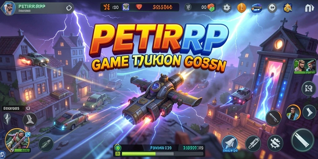 Tampilan gameplay PETIRRP yang menantang dan seru.