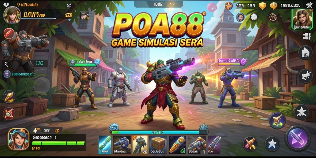 Tampilan game POA88 yang menarik dan interaktif.