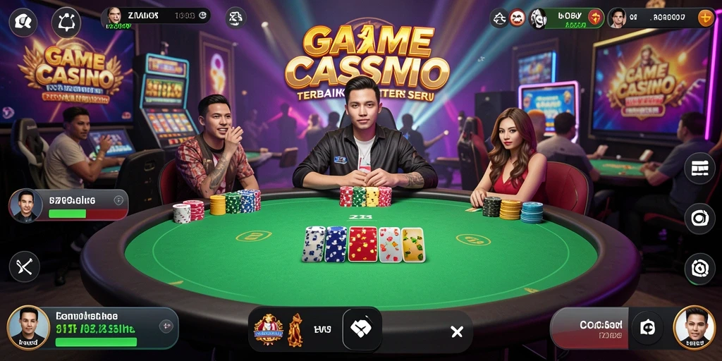 Tampilan gameplay Live Casino mendebarkan di ZK6.